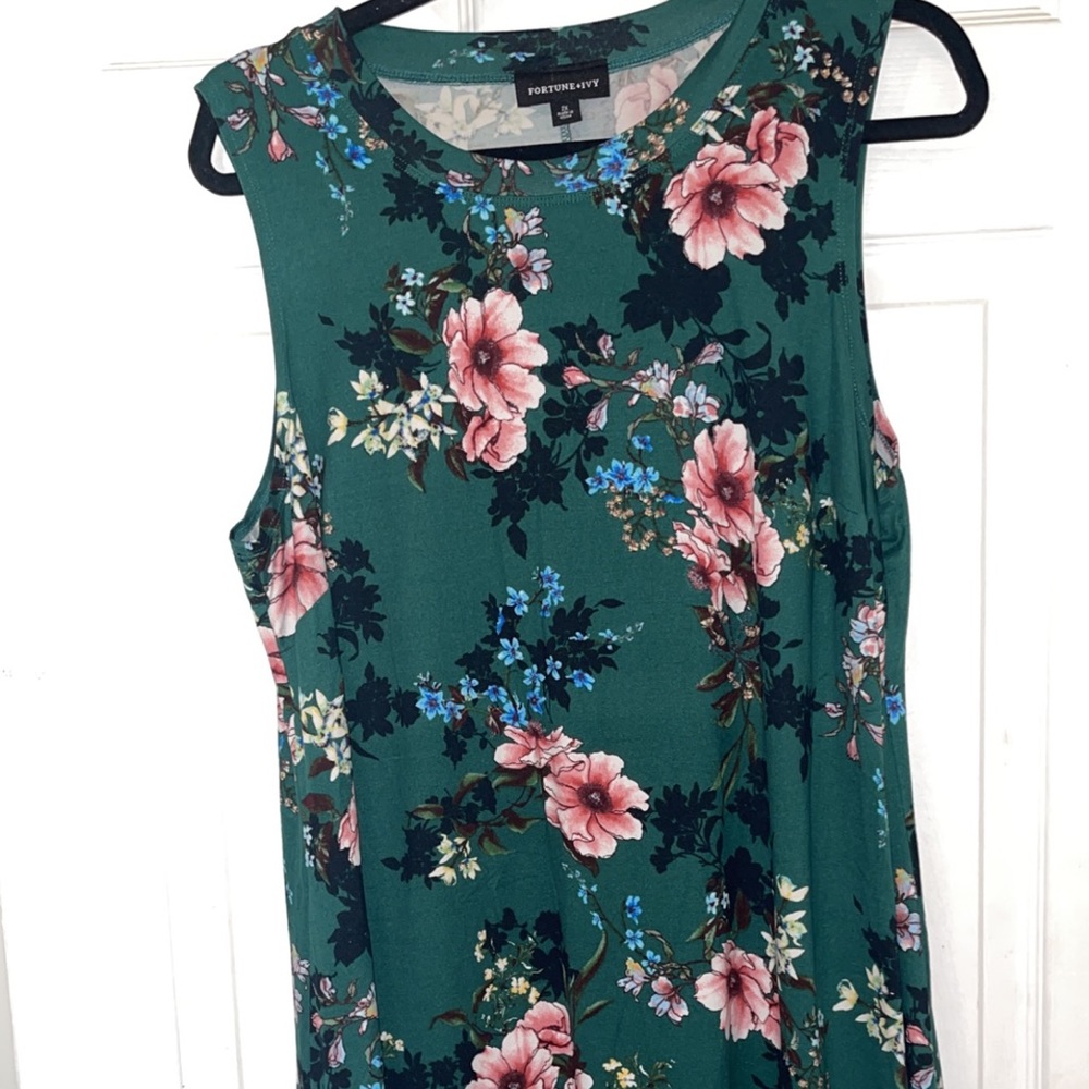 Short sleeve cotton dress